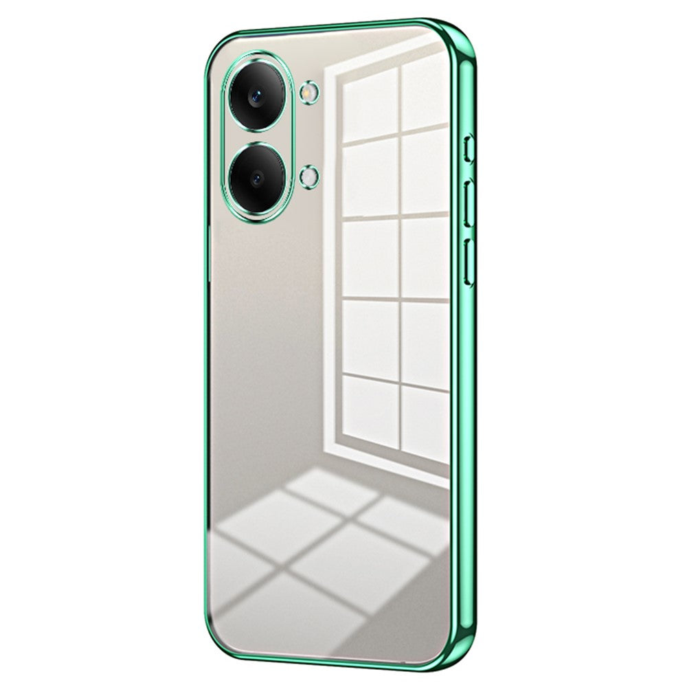 Case For Xiaomi Poco X8 Pro Max 5G  /  Redmi Turbo 5 Max 5G Electroplating Frame Soft TPU Phone Cover