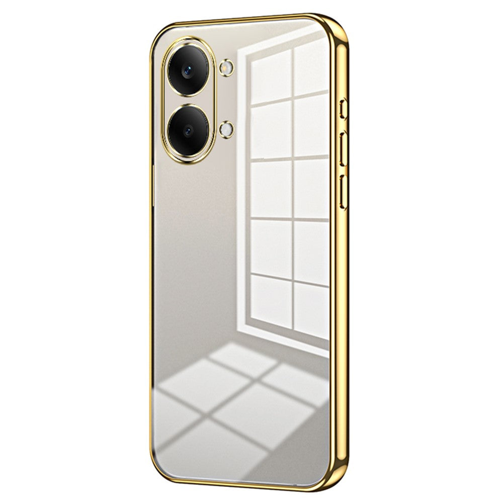Case For Xiaomi Poco X8 Pro Max 5G  /  Redmi Turbo 5 Max 5G Electroplating Frame Soft TPU Phone Cover