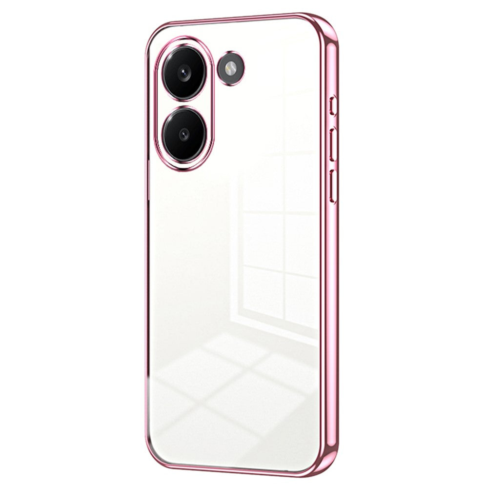 Fodral för Xiaomi Poco X8 Pro 5G / Redmi Turbo 5 5G Galvaniserad ram Mjukt TPU-mobilskal