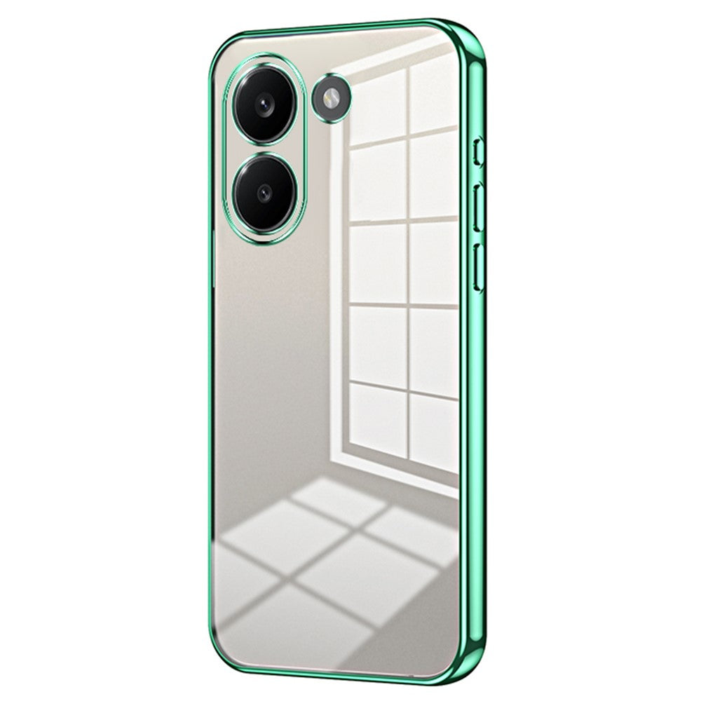 Fodral för Xiaomi Poco X8 Pro 5G / Redmi Turbo 5 5G Galvaniserad ram Mjukt TPU-mobilskal