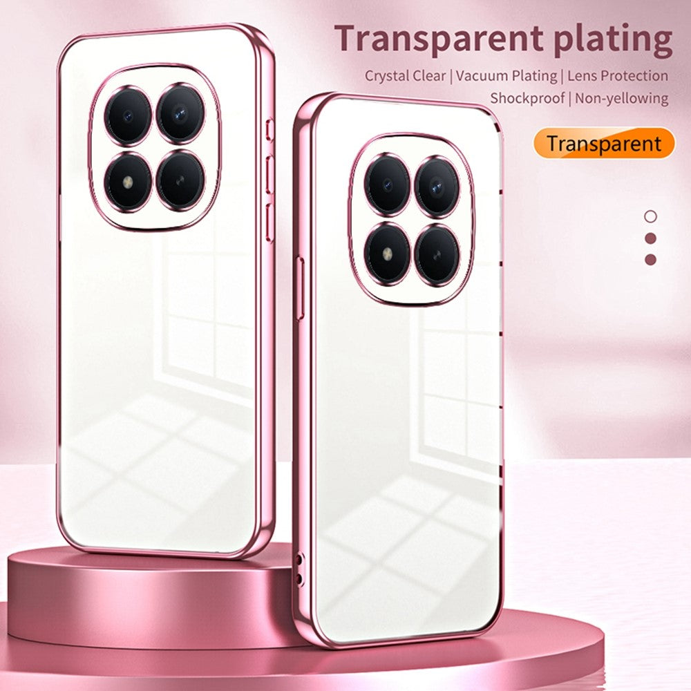 For Xiaomi Redmi Note 15 Pro 4G (Global) Case Electroplating Frame Soft TPU Phone Cover