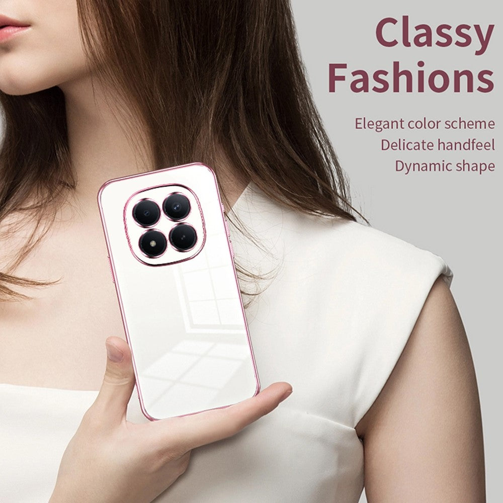 For Xiaomi Redmi Note 15 Pro 4G (Global) Case Electroplating Frame Soft TPU Phone Cover