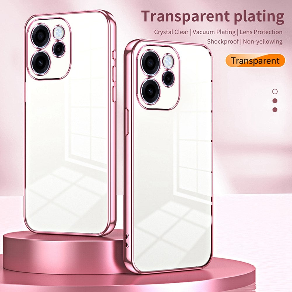 For Oppo Reno15 FS 5G Case Electroplating Frame Soft TPU Phone Cover