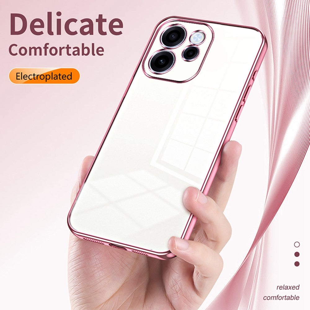 For Oppo Reno15 FS 5G Case Electroplating Frame Soft TPU Phone Cover