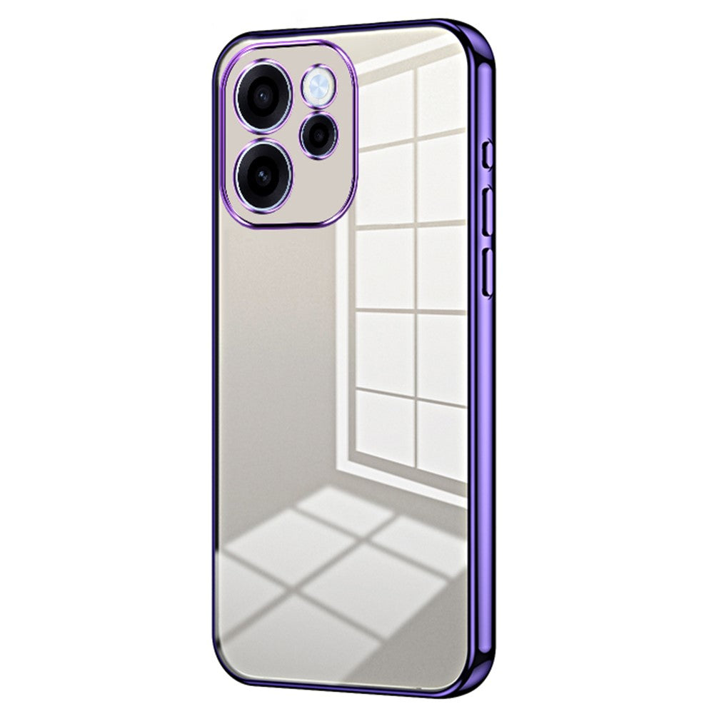 For Oppo Reno15 FS 5G Case Electroplating Frame Soft TPU Phone Cover