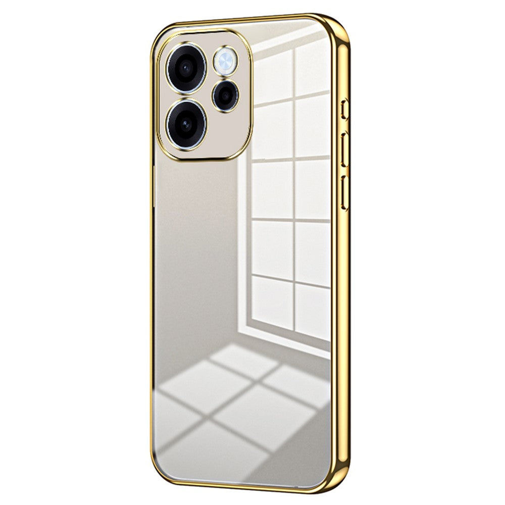 For Oppo Reno15 FS 5G Case Electroplating Frame Soft TPU Phone Cover