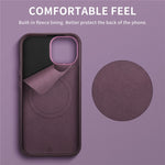Magnetic Case For iPhone 17e  /  16e Leather+TPU Shockproof Phone Cover with Metal Buttons
