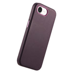 Magnetic Case For iPhone 17e  /  16e Leather+TPU Shockproof Phone Cover with Metal Buttons