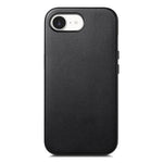 Magnetic Case For iPhone 17e  /  16e Leather+TPU Shockproof Phone Cover with Metal Buttons