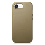 Magnetic Case For iPhone 17e  /  16e Leather+TPU Shockproof Phone Cover with Metal Buttons