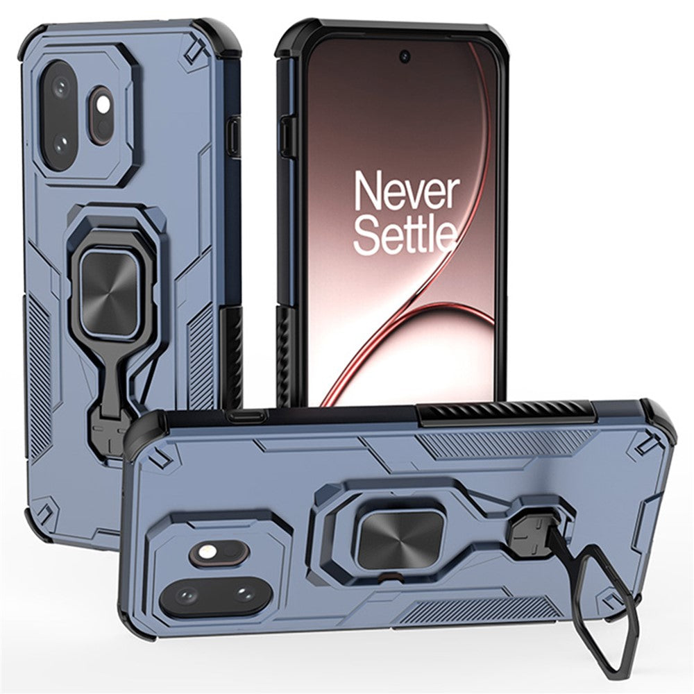 For OnePlus 15T 5G Case Rotatable Ring Kickstand PC + TPU Shockproof Phone Cover