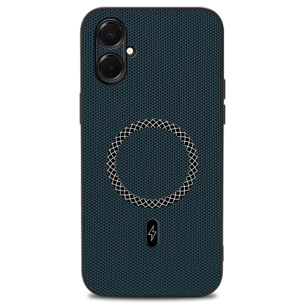 Til Samsung Galaxy A08 5G / A08 4G / A07 5G Cover Trekant Tekstur PU Læder Stødsikker Ultratyndt Cover