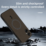 Til Samsung Galaxy A08 5G / A08 4G / A07 5G Cover Trekant Tekstur PU Læder Stødsikker Ultratyndt Cover