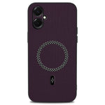 Til Samsung Galaxy A08 5G / A08 4G / A07 5G Cover Trekant Tekstur PU Læder Stødsikker Ultratyndt Cover