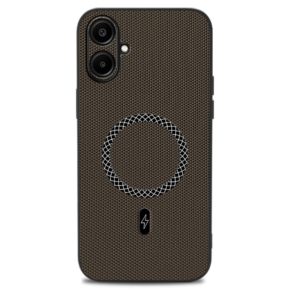 For Samsung Galaxy A06 4G Case Triangle Texture PU Leather Shockproof Ultra Thin Cover