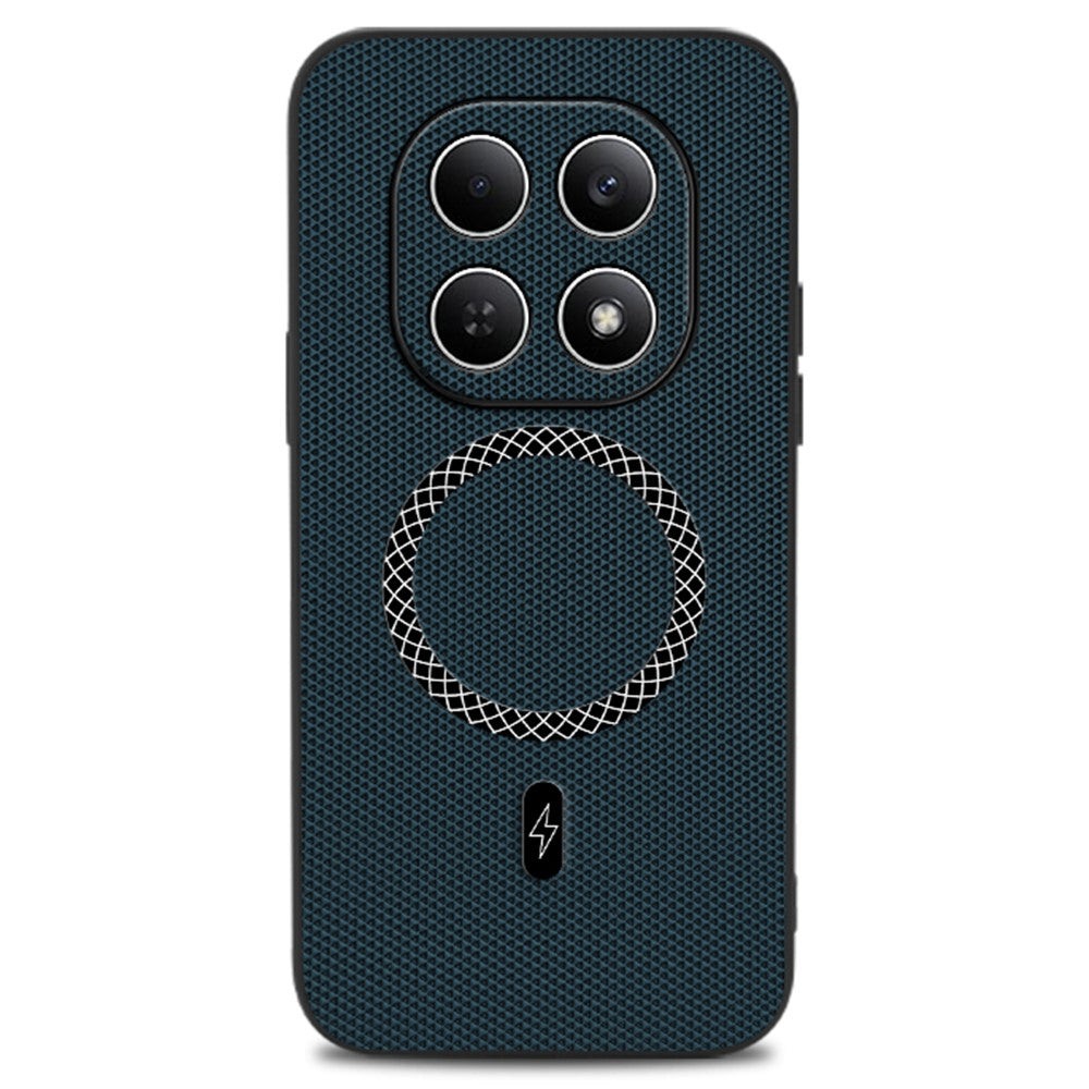 For Xiaomi Redmi Note 15 4G (Global) Case Triangle Texture PU Leather Shockproof Ultra Thin Cover