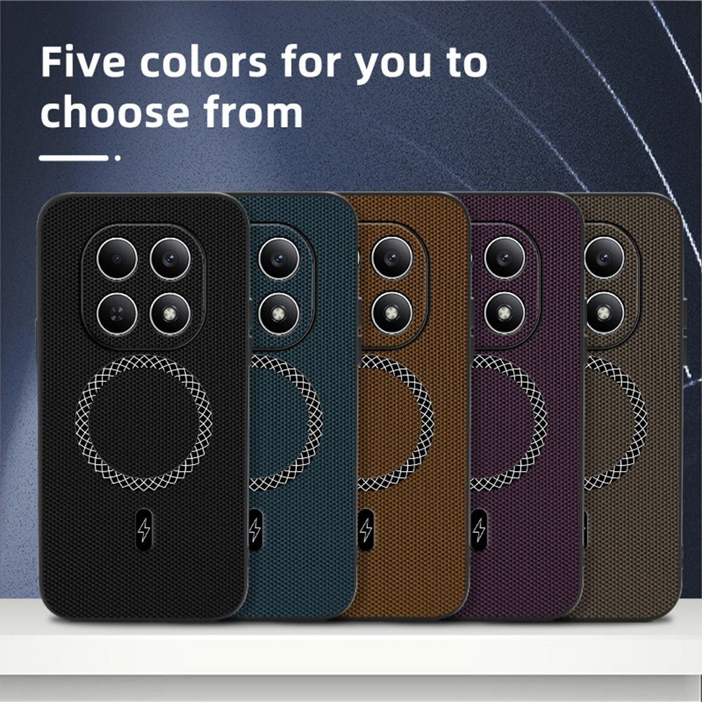 For Xiaomi Redmi Note 15 4G (Global) Case Triangle Texture PU Leather Shockproof Ultra Thin Cover