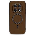 For Xiaomi Redmi Note 15 4G (Global) Case Triangle Texture PU Leather Shockproof Ultra Thin Cover