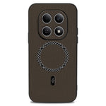 For Xiaomi Redmi Note 15 4G (Global) Case Triangle Texture PU Leather Shockproof Ultra Thin Cover