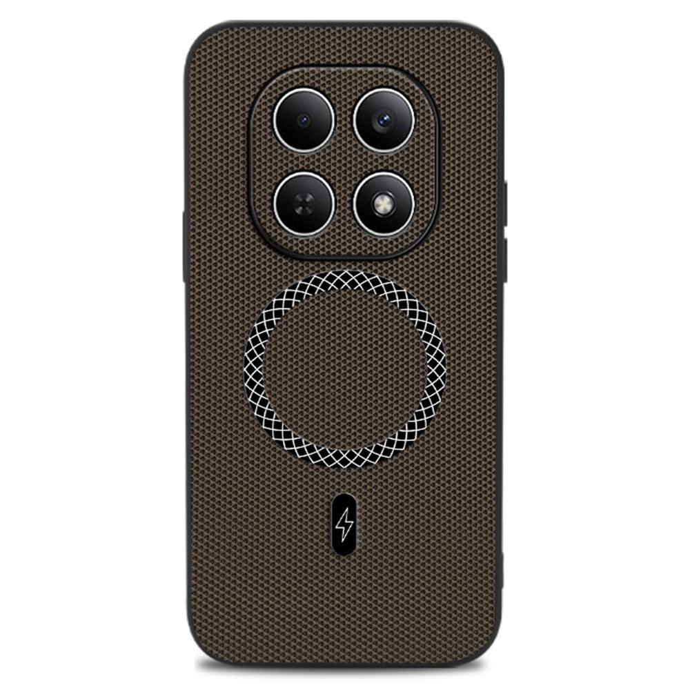 For Xiaomi Redmi Note 15 4G (Global) Case Triangle Texture PU Leather Shockproof Ultra Thin Cover