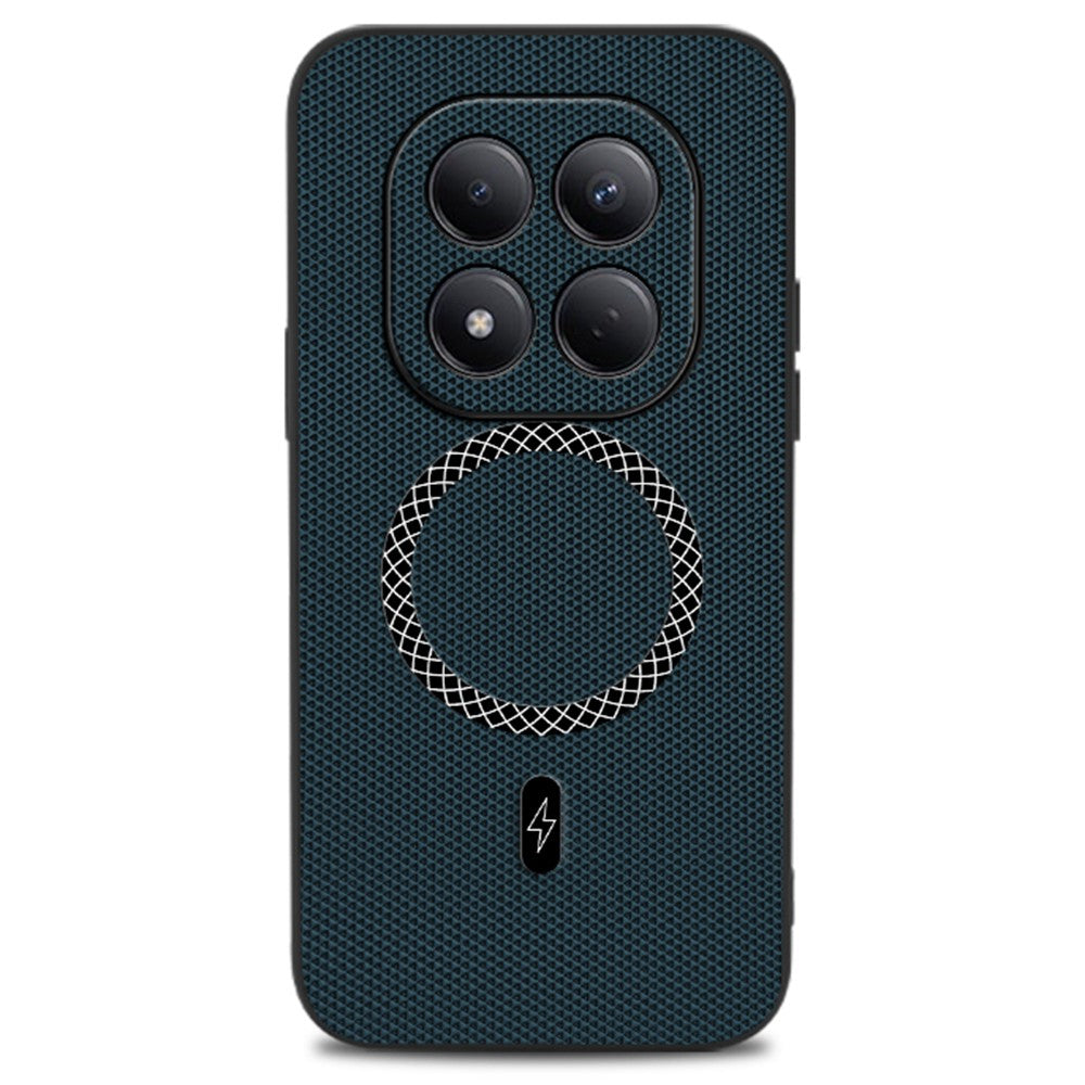 For Xiaomi Redmi Note 15 Pro 4G (Global) Case Triangle Texture PU Leather Shockproof Ultra Thin Cover