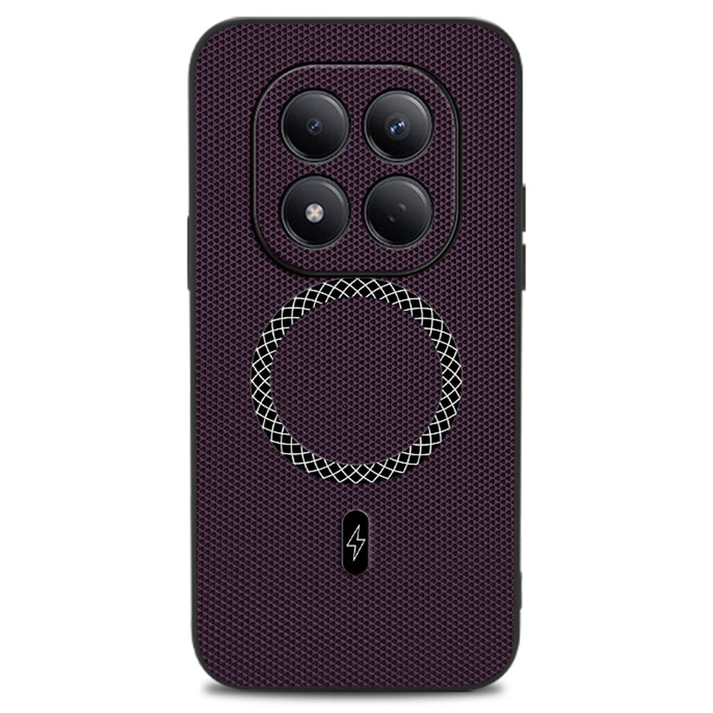 For Xiaomi Redmi Note 15 Pro 4G (Global) Case Triangle Texture PU Leather Shockproof Ultra Thin Cover