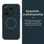 For Xiaomi 15T Case Triangle Texture PU Leather Shockproof Ultra Thin Cover