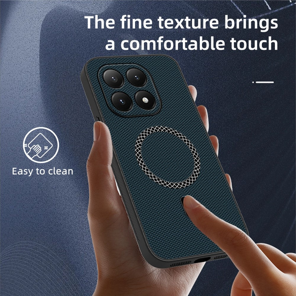 For Xiaomi 15T Case Triangle Texture PU Leather Shockproof Ultra Thin Cover