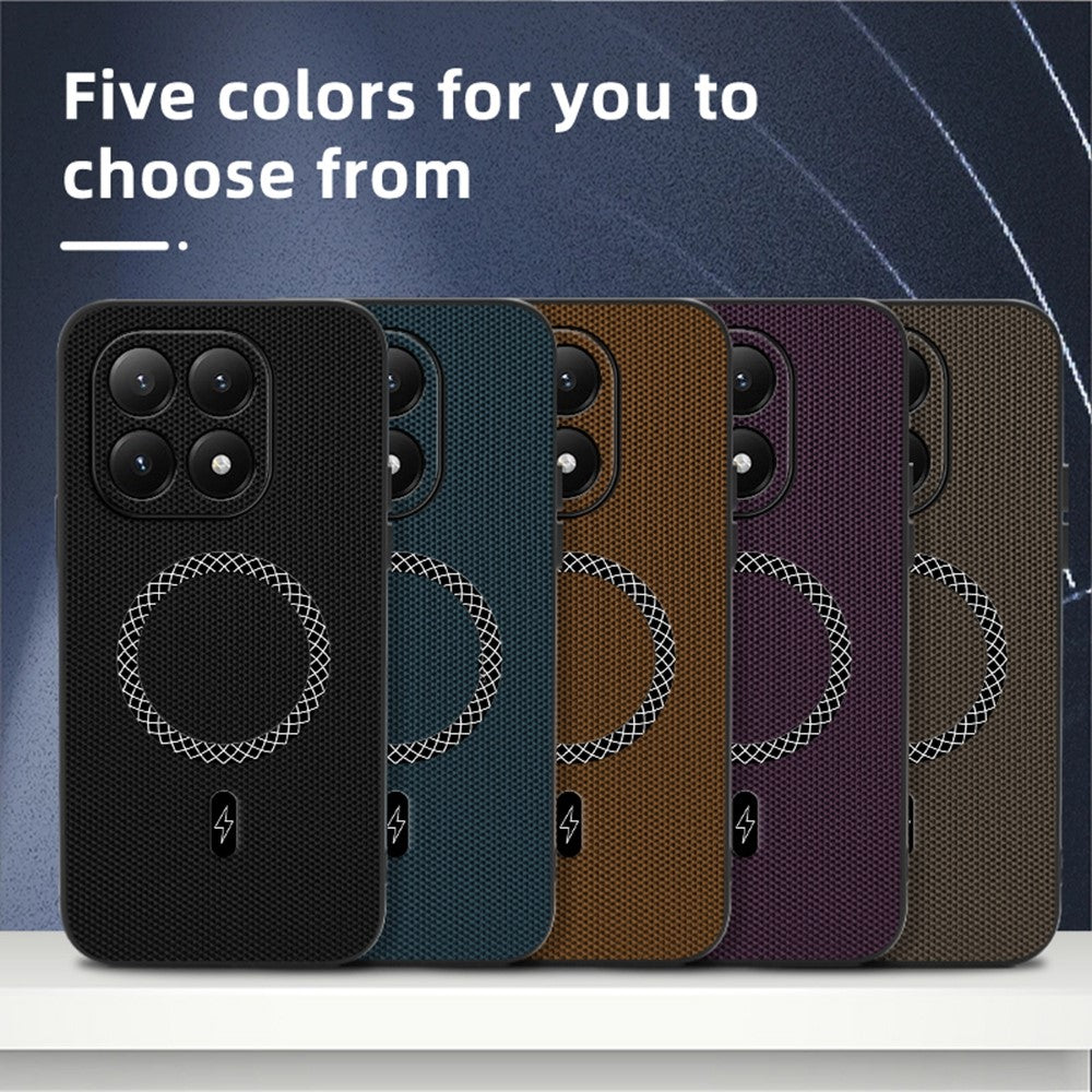 For Xiaomi 15T Case Triangle Texture PU Leather Shockproof Ultra Thin Cover