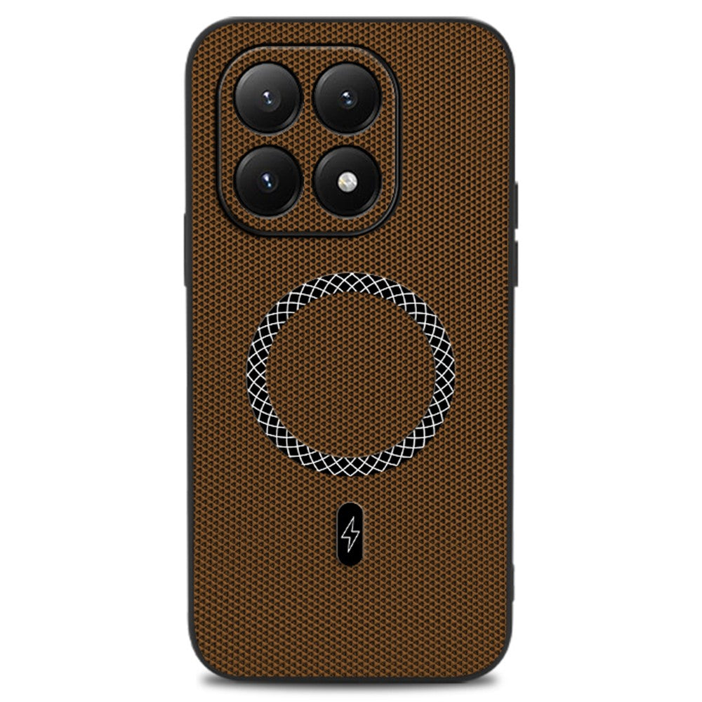 For Xiaomi 15T Case Triangle Texture PU Leather Shockproof Ultra Thin Cover