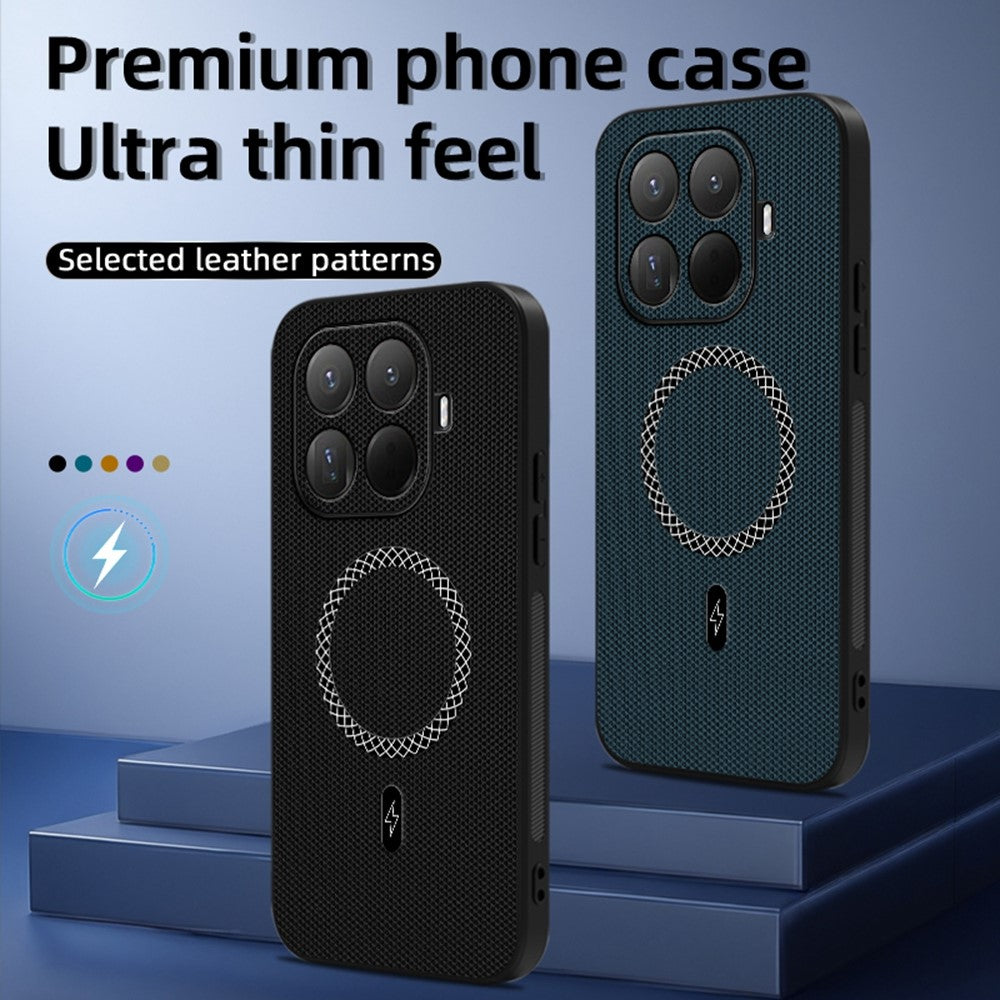 For Xiaomi 15T Pro Case Triangle Texture PU Leather Shockproof Ultra Thin Cover