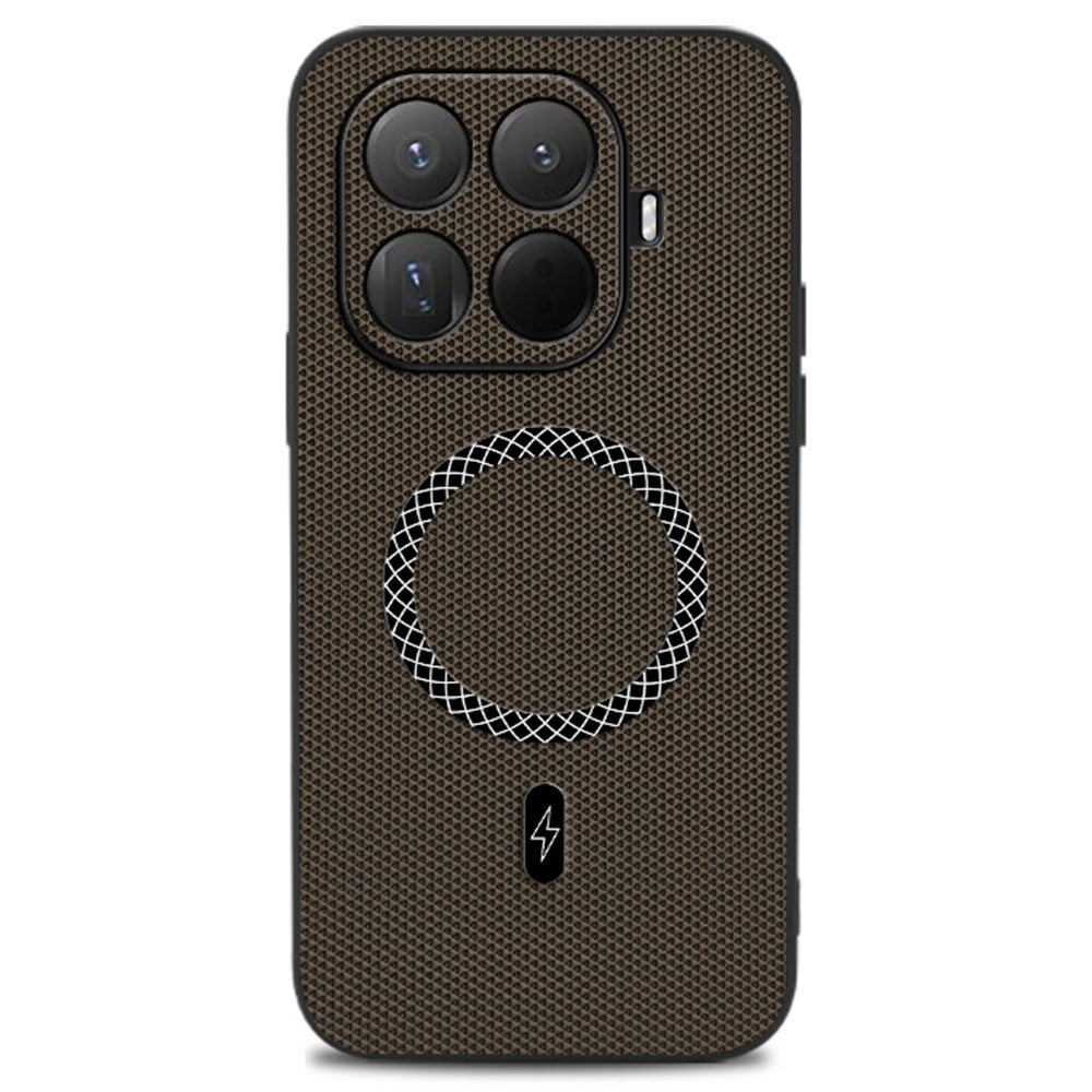 For Xiaomi 15T Pro Case Triangle Texture PU Leather Shockproof Ultra Thin Cover