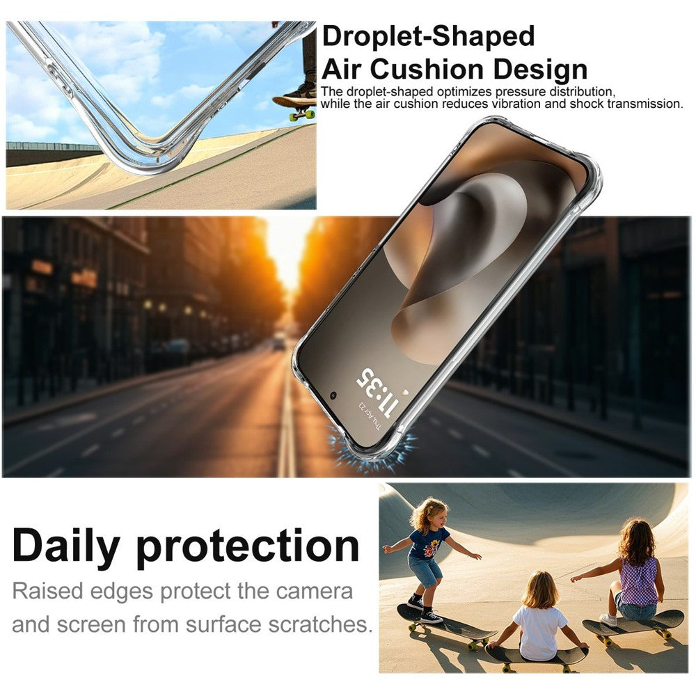 IMAK TPU-skal för Motorola Moto G87 5G / G77 5G / G67 5G / G Max 5G mobilskydd krockkudde stötsäkert skydd