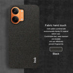 IMAK Ruiyi Series for Xiaomi Redmi Turbo 5 Max 5G  /  Poco X8 Pro Max 5G Case Fabric Texture Leather + PC Phone Back Cover