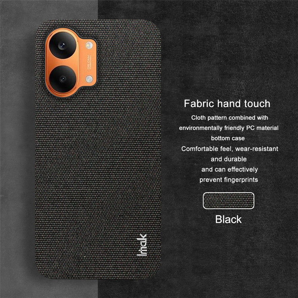 IMAK Ruiyi Series for Xiaomi Redmi Turbo 5 Max 5G  /  Poco X8 Pro Max 5G Case Fabric Texture Leather + PC Phone Back Cover