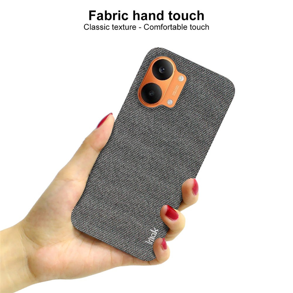IMAK Ruiyi Series for Xiaomi Redmi Turbo 5 Max 5G  /  Poco X8 Pro Max 5G Case Fabric Texture Leather + PC Phone Back Cover