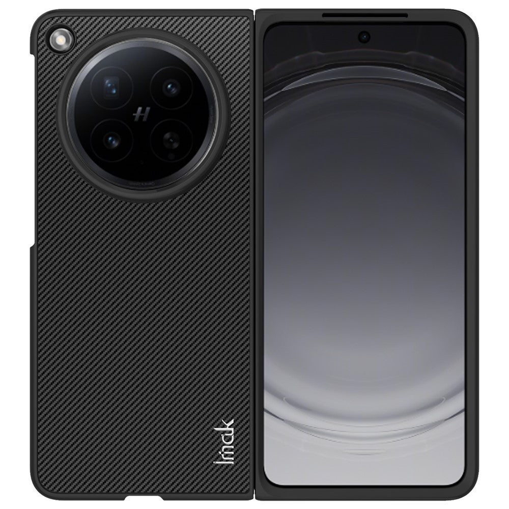 IMAK Ruiyi Series for Oppo Find N6 5G Case Carbon Fiber Texture Leather + PC Phone Cover