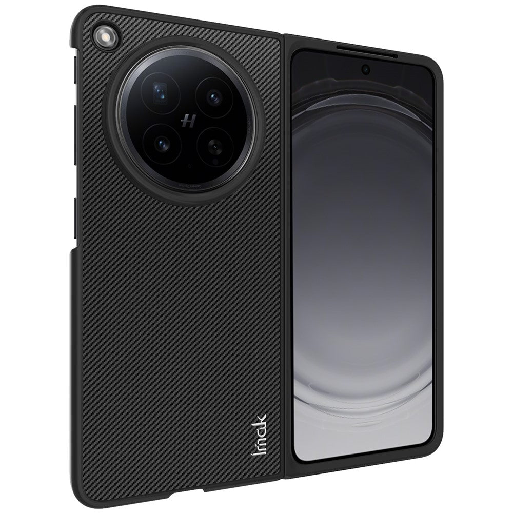 IMAK Ruiyi Series for Oppo Find N6 5G Case Carbon Fiber Texture Leather + PC Phone Cover