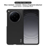 IMAK Ruiyi Series for Oppo Find N6 5G Case Carbon Fiber Texture Leather + PC Phone Cover