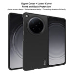 IMAK Ruiyi Series for Oppo Find N6 5G Case Carbon Fiber Texture Leather + PC Phone Cover