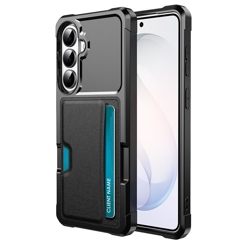 For Samsung Galaxy S26 Case Card Slot Leather + TPU Defender Phone Cover