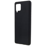 For Samsung Galaxy A42 5G Anti-scratch Slim Fit Cell Phone Cover Black Matte Flexible TPU Case