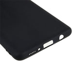 For Samsung Galaxy A42 5G Anti-scratch Slim Fit Cell Phone Cover Black Matte Flexible TPU Case