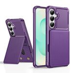 Til Samsung Galaxy A37 5G etui med kortlomme, støttefod, PU-læder + TPU-telefoncover