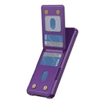 Til Samsung Galaxy A37 5G etui med kortlomme, støttefod, PU-læder + TPU-telefoncover