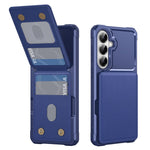 Til Samsung Galaxy A37 5G etui med kortlomme, støttefod, PU-læder + TPU-telefoncover