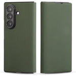 For Samsung Galaxy Z Fold7 5G Magnetic Phone Case PC + Technical Fabric Texture Wallet Flip Cover