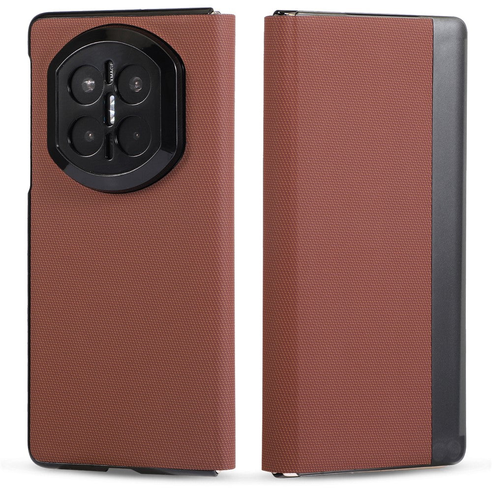 For Huawei Mate X7 Magnetic Phone Case PC + Technical Fabric Texture Wallet Flip Cover