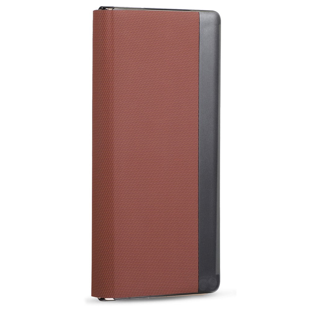 For Huawei Mate X7 Magnetic Phone Case PC + Technical Fabric Texture Wallet Flip Cover