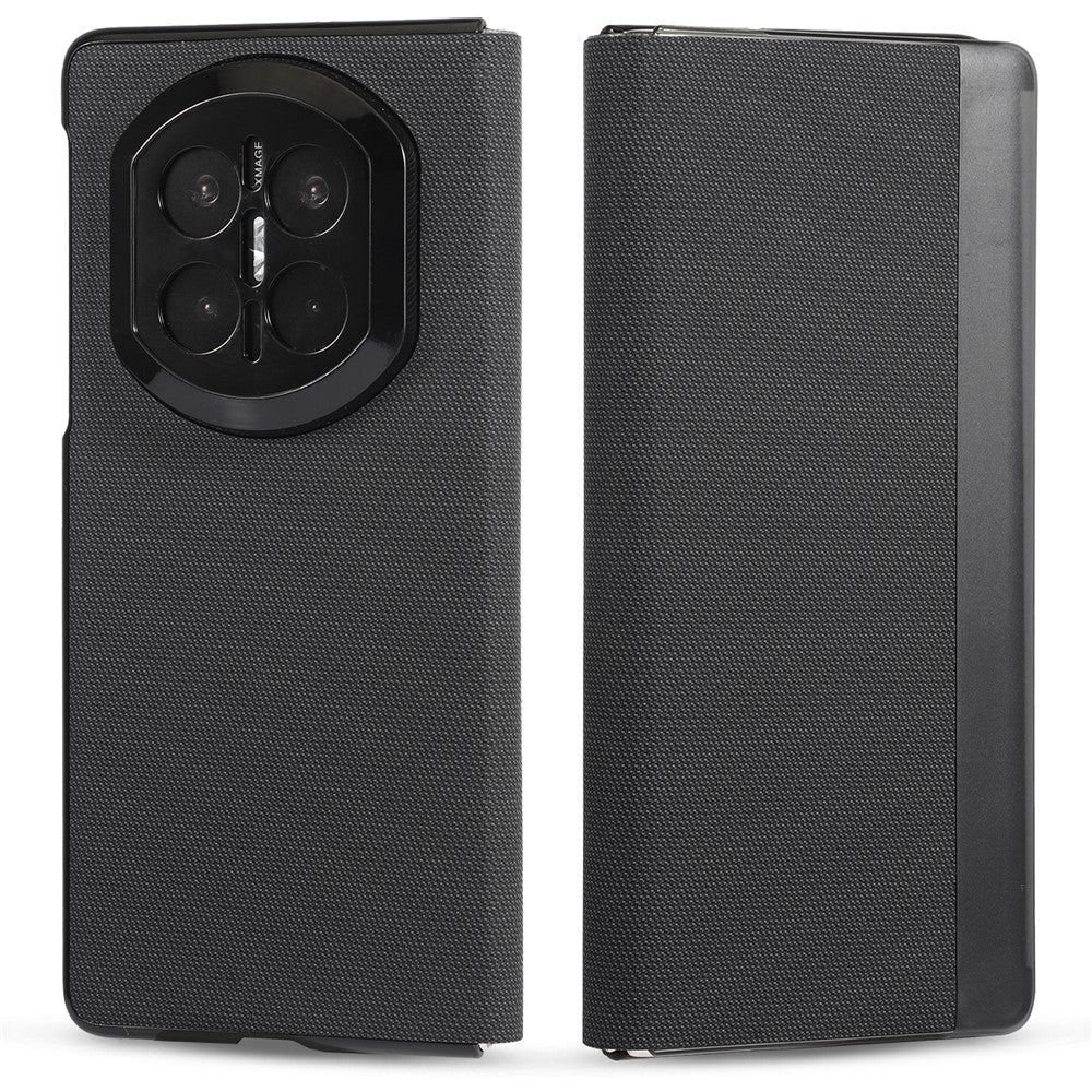 For Huawei Mate X7 Magnetic Phone Case PC + Technical Fabric Texture Wallet Flip Cover